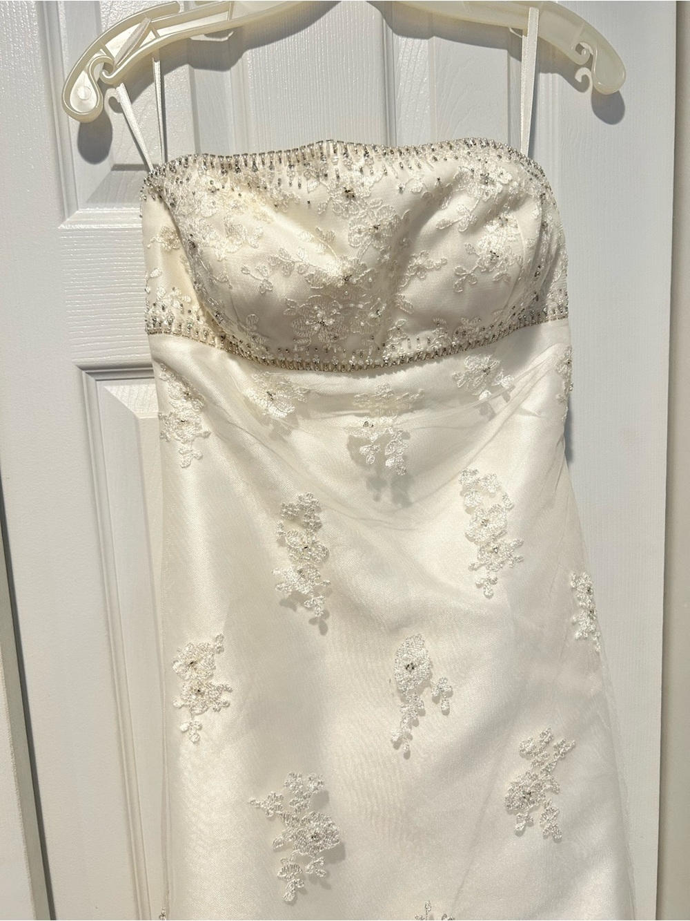 NEW STRAPLESS WEDDING DRESS - Picture 9 of 12